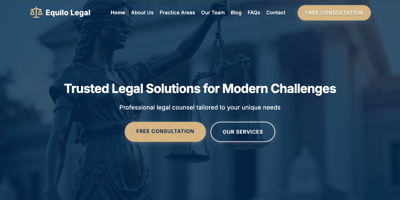 Equilo Legal Screenshot