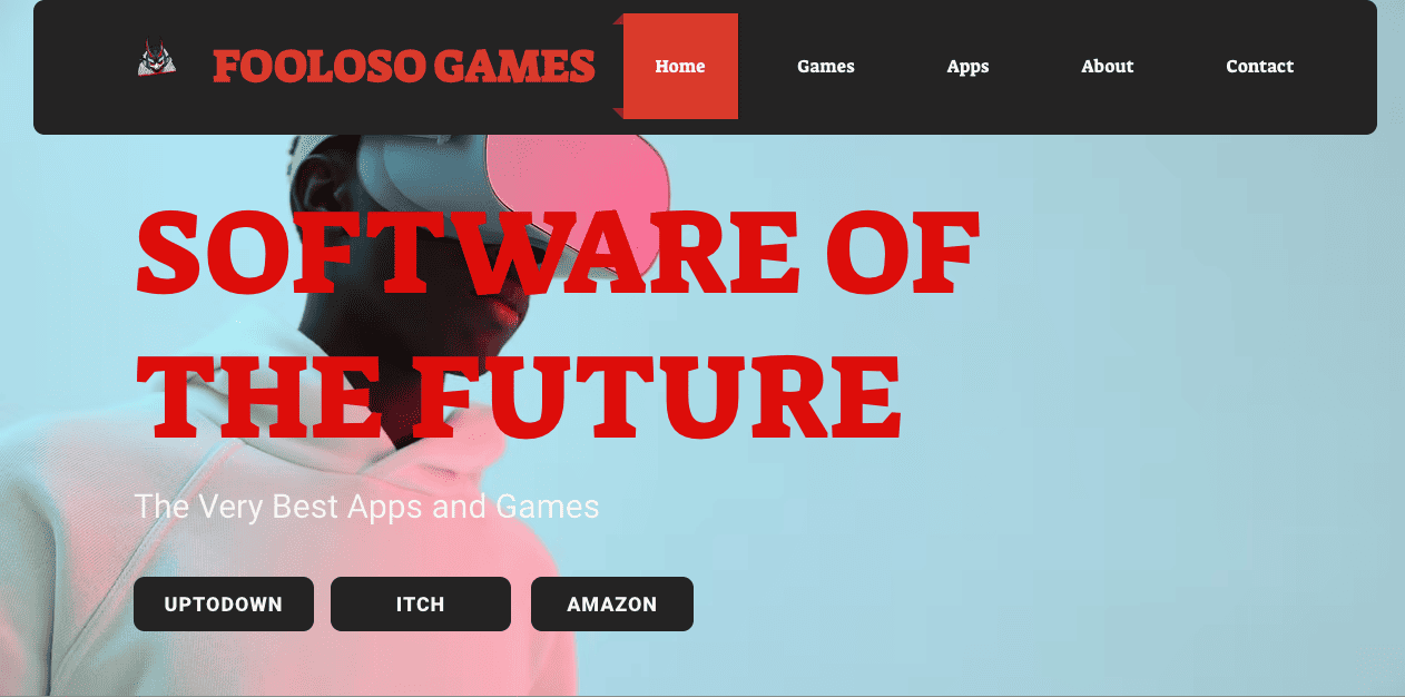 Fooloso Games Website Screenshot