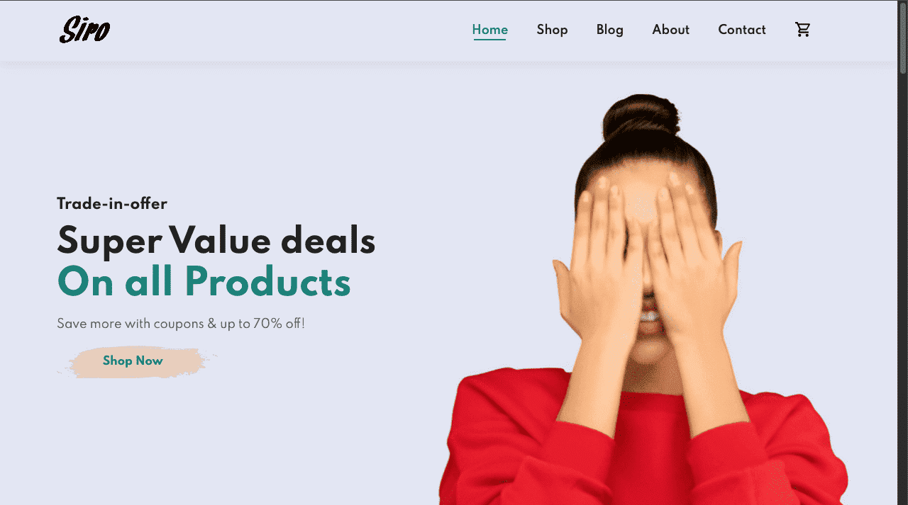 Siro Website Screenshot